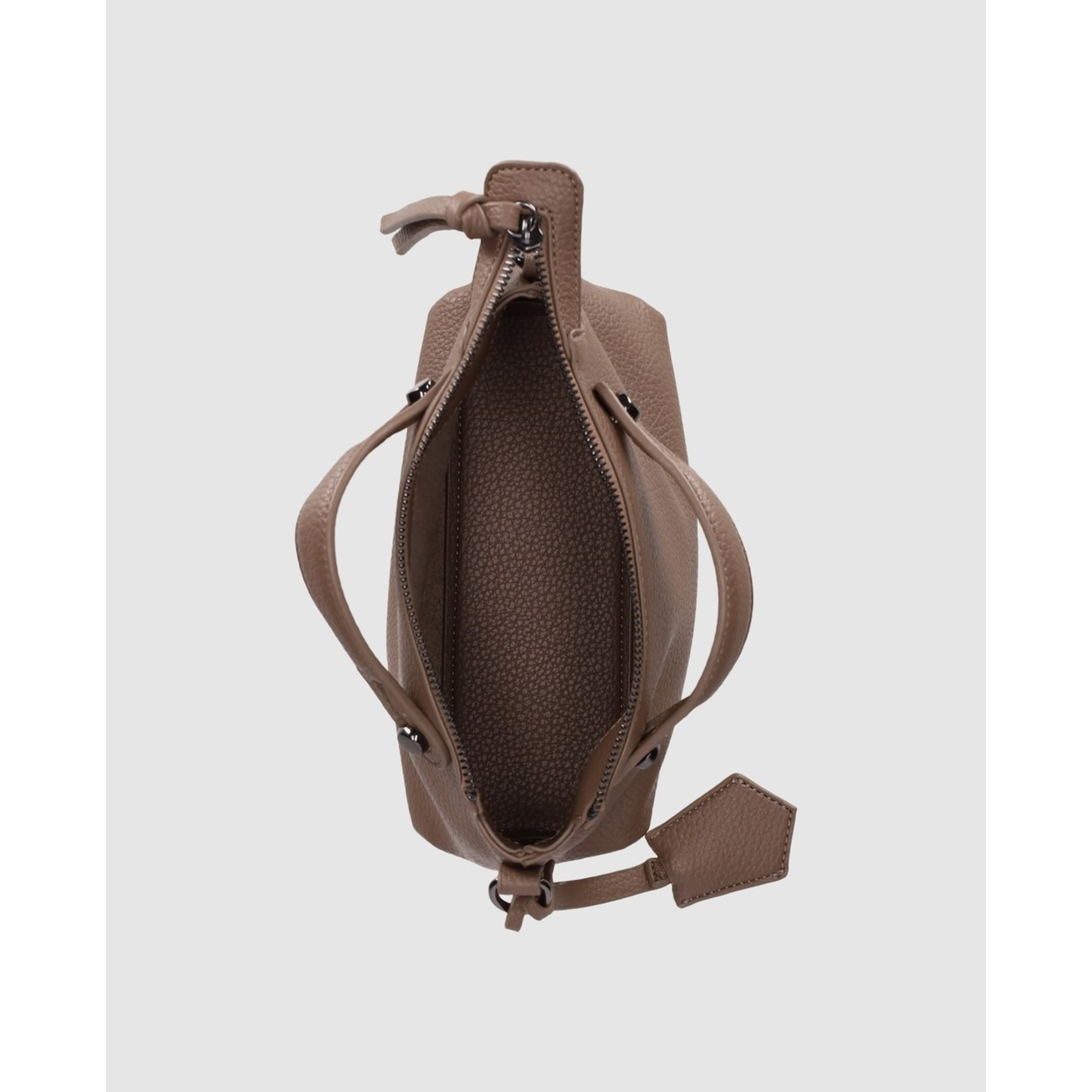 Bolso - Taupe - Medida: 20 cm x 16 cm x 7 cm