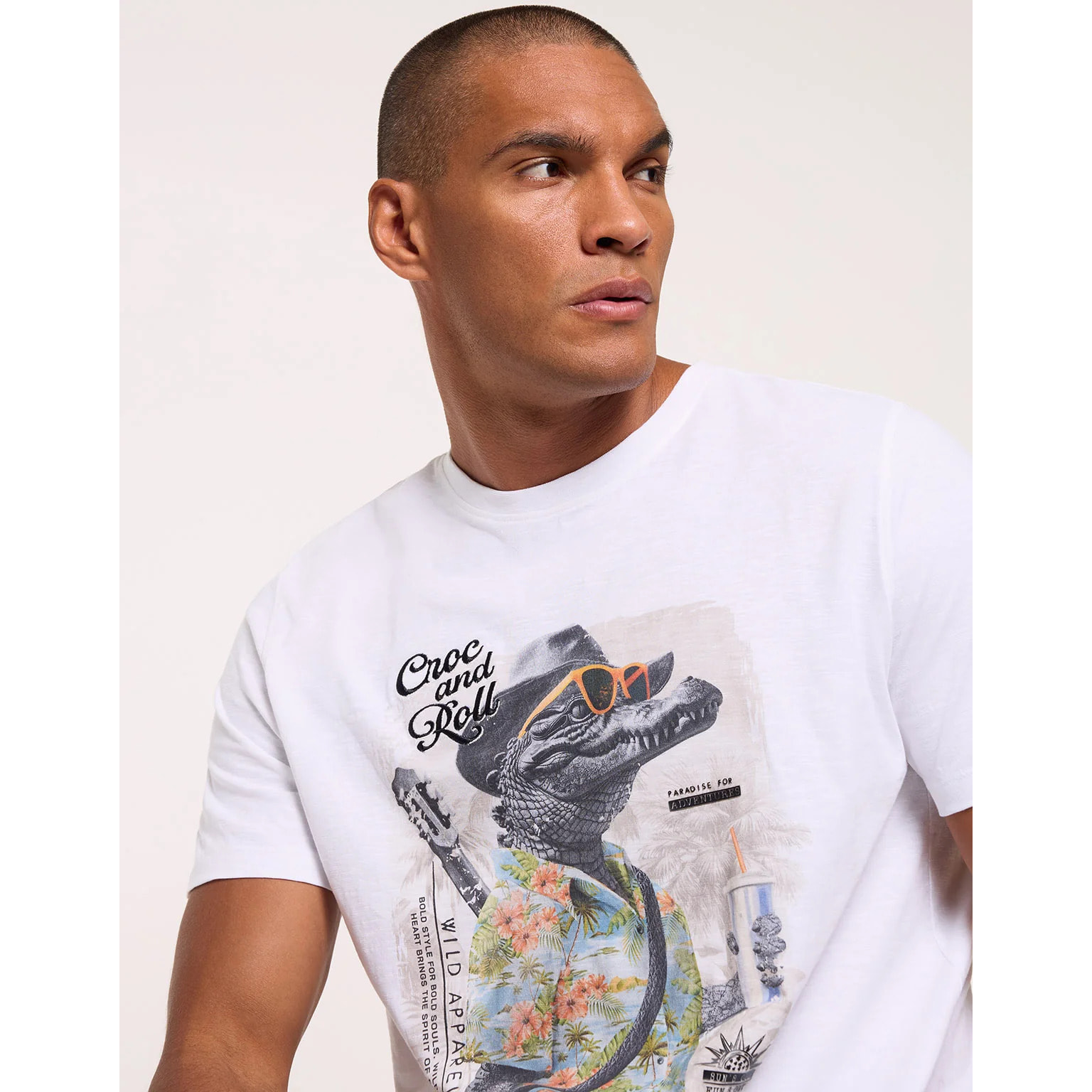 Camiseta Manga Corta Blanco - Nuberu