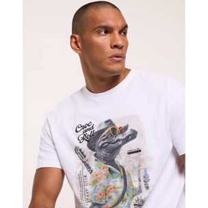 Camiseta Manga Corta Blanco - Nuberu