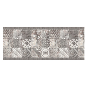 Tappeto Passatoia Corsia Cucina Ingresso Antimacchia Disegno Atelier Grigio 485