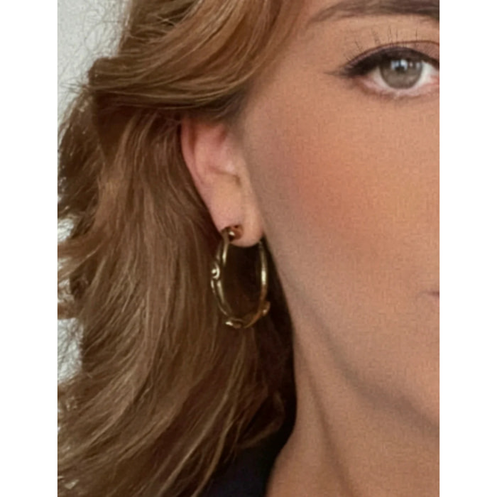Aro Criolla Minimal en dorado