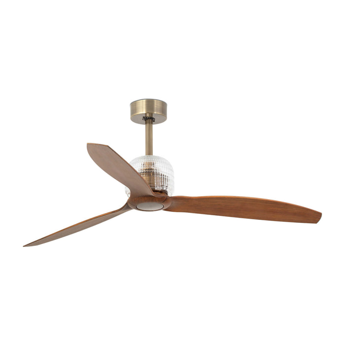 DECO FAN M Ventilateur or/bois DC