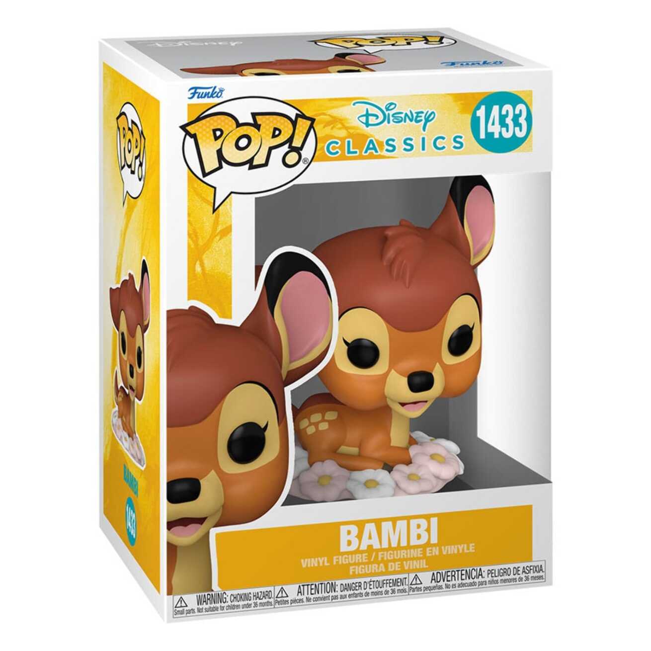 Bambi 80th Anniversary Pop! Disney Vinile Figura Bambi 9 Cm Funko