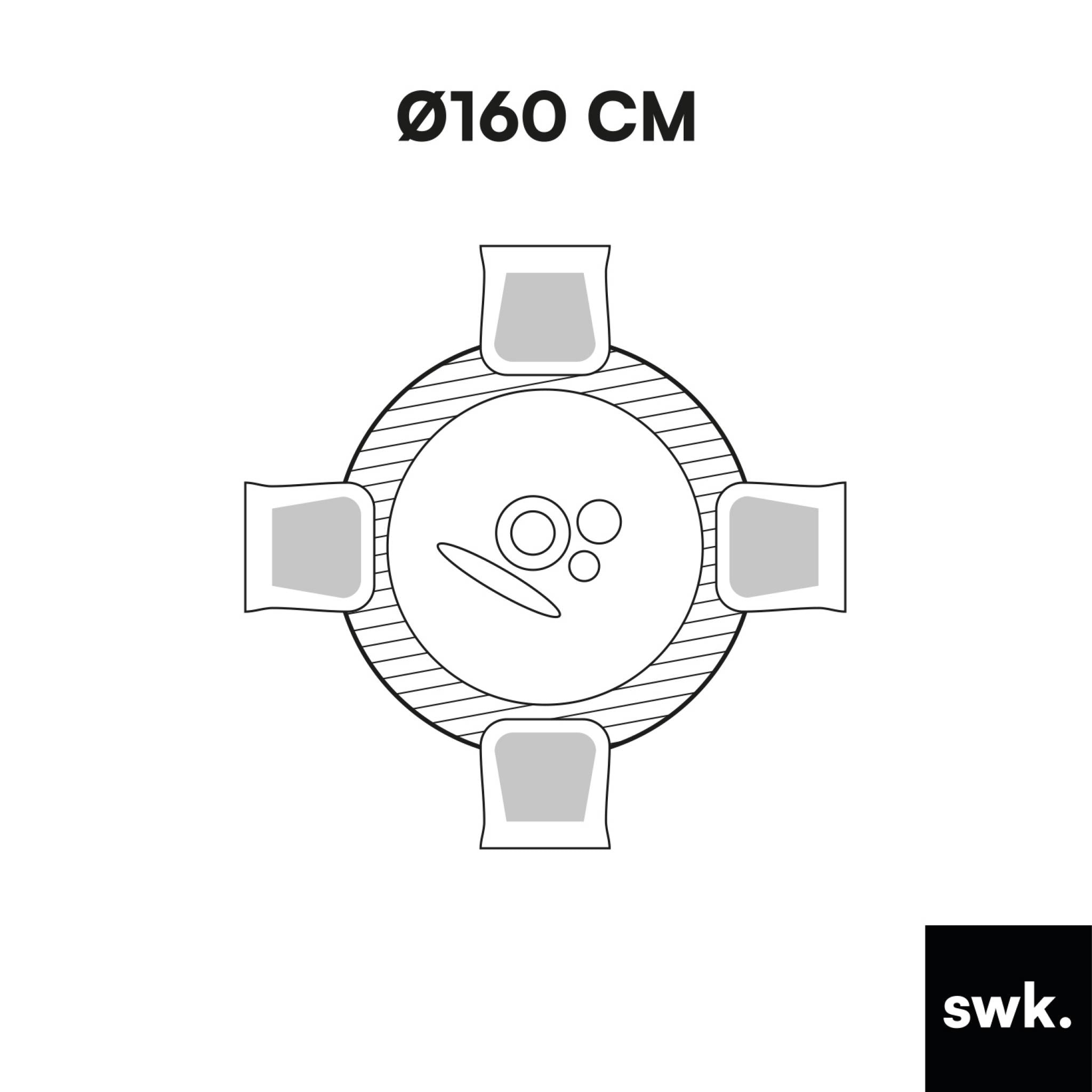 Tapis rond intérieur motifs ondulations en relief créme CHUCK