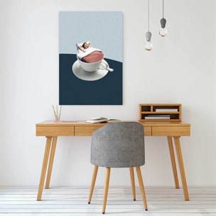 Tableau cuisine humour lever en douceur  Toile imprimée