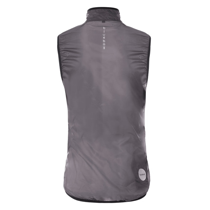 GILET DA CICLISMO BLUEBALL WINDBRAKER DA UOMO IN GRIGIO