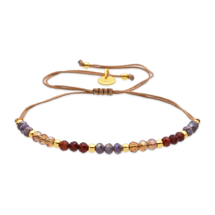 Tobillera Ophus acabado oro amarillo 18k