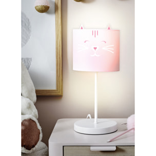 Lampe De Chevet Enfant Chat Et Ours
