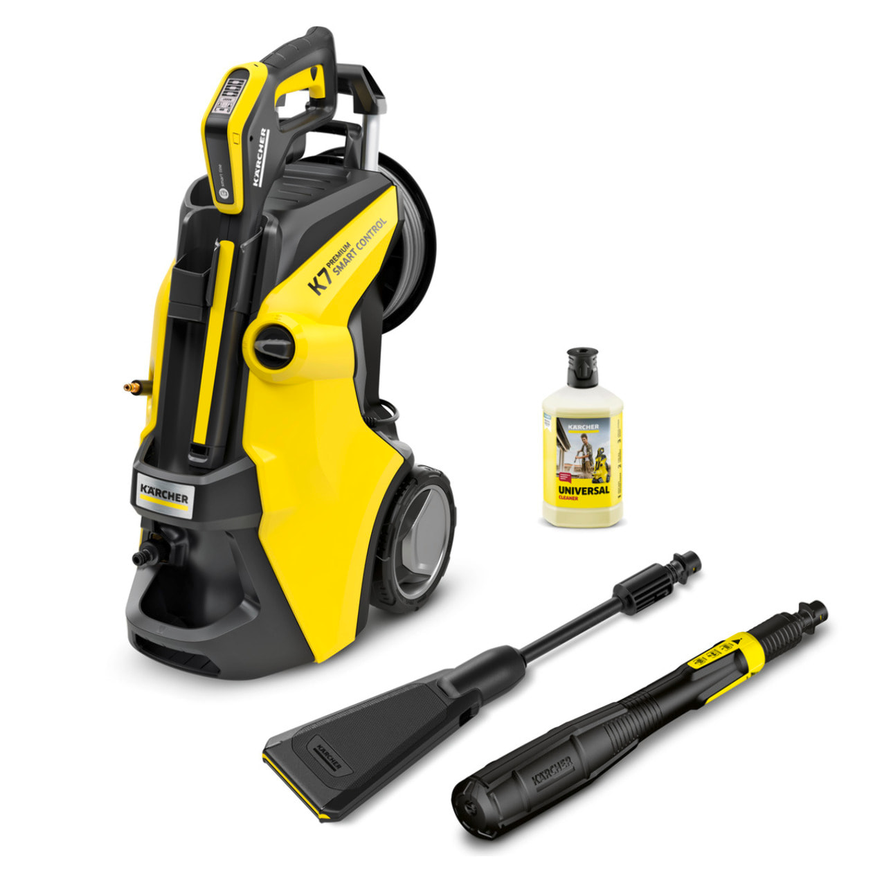 Nettoyeur haute pression Karcher K 7 Premium Smart Control Flex Ecobooster 180 bars 600 L/h 3000 W enrouleur flexible antivrille 10m