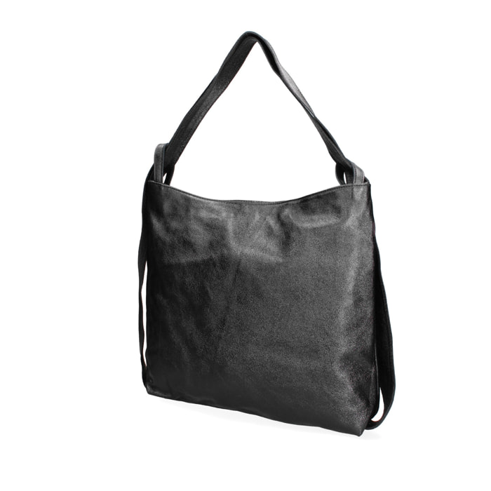 Borsa a mano da donna Made in Italy - Modello Edera Elite - 100% pelle - 37.0 x 37.0 x 9.0 cm