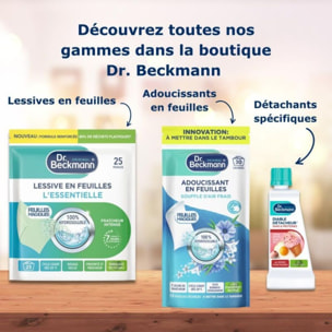 Lessive DR BECKMANN Liquide Cycle Court - Anti-odeurs x50 lavages