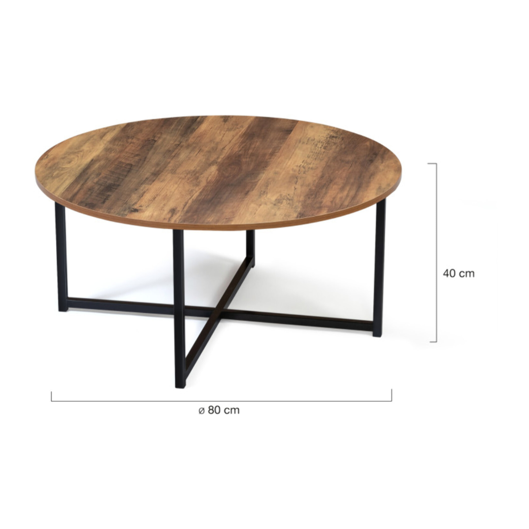 Table basse ronde 80cm Elize