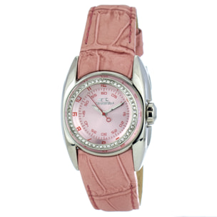 Reloj Chronotech CT7704LS-07 Mujer Analogico Cuarzo con Correa de Piel