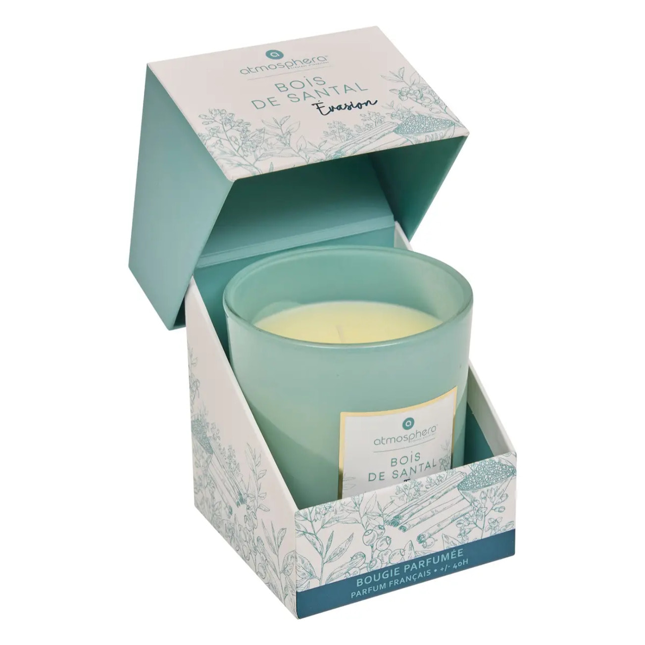 Bougie parfumée "Mael" - santal 190g