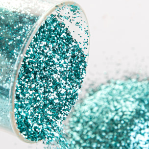 Glitter In Barattolo, 100 Gr - Pezzi 6 - 4,5X8,5X4,5cm - Colore: Verde - Bianchi Dino - Articoli Natalizi