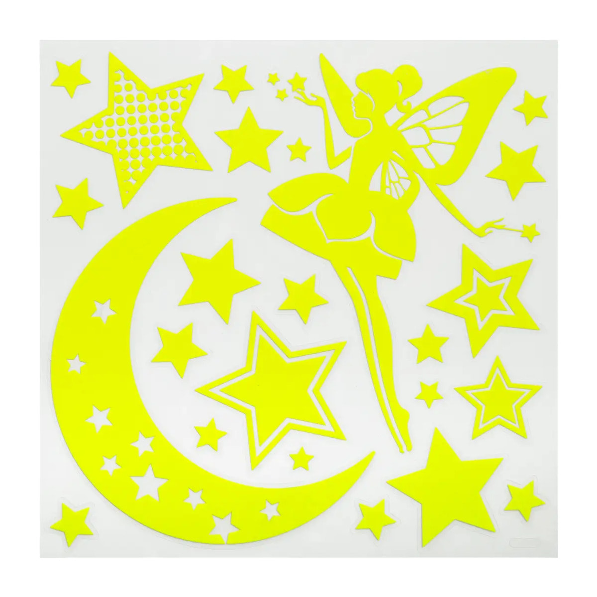 Sticker enfant - motif phosphorescent - 25x25 cm