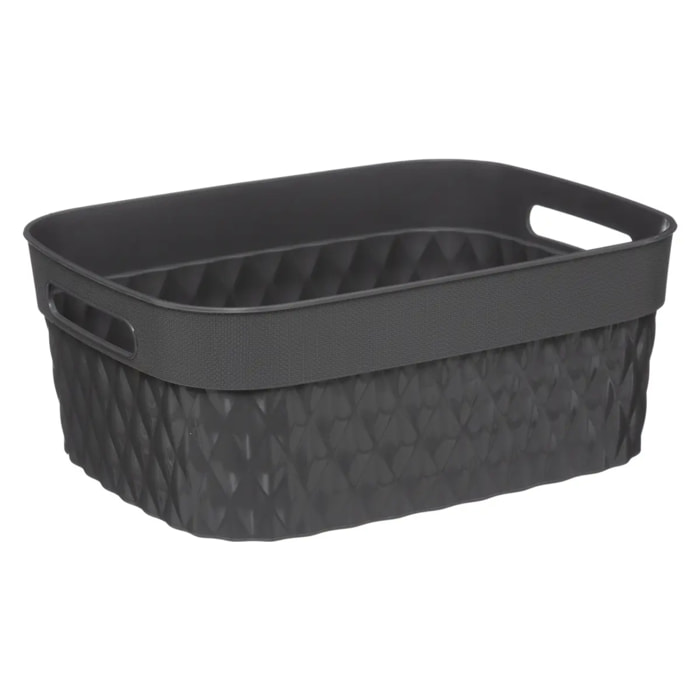 Panier en plastique 85L - Gris Disco