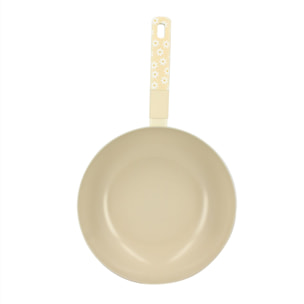 Wok 28cm en aluminium marguerite - tous feux MARGUERITE