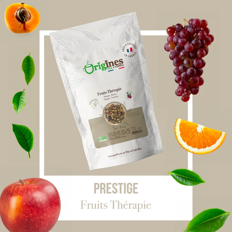 Fruits Thérapie - Infusion Bio aux fruits - Sachet 100g