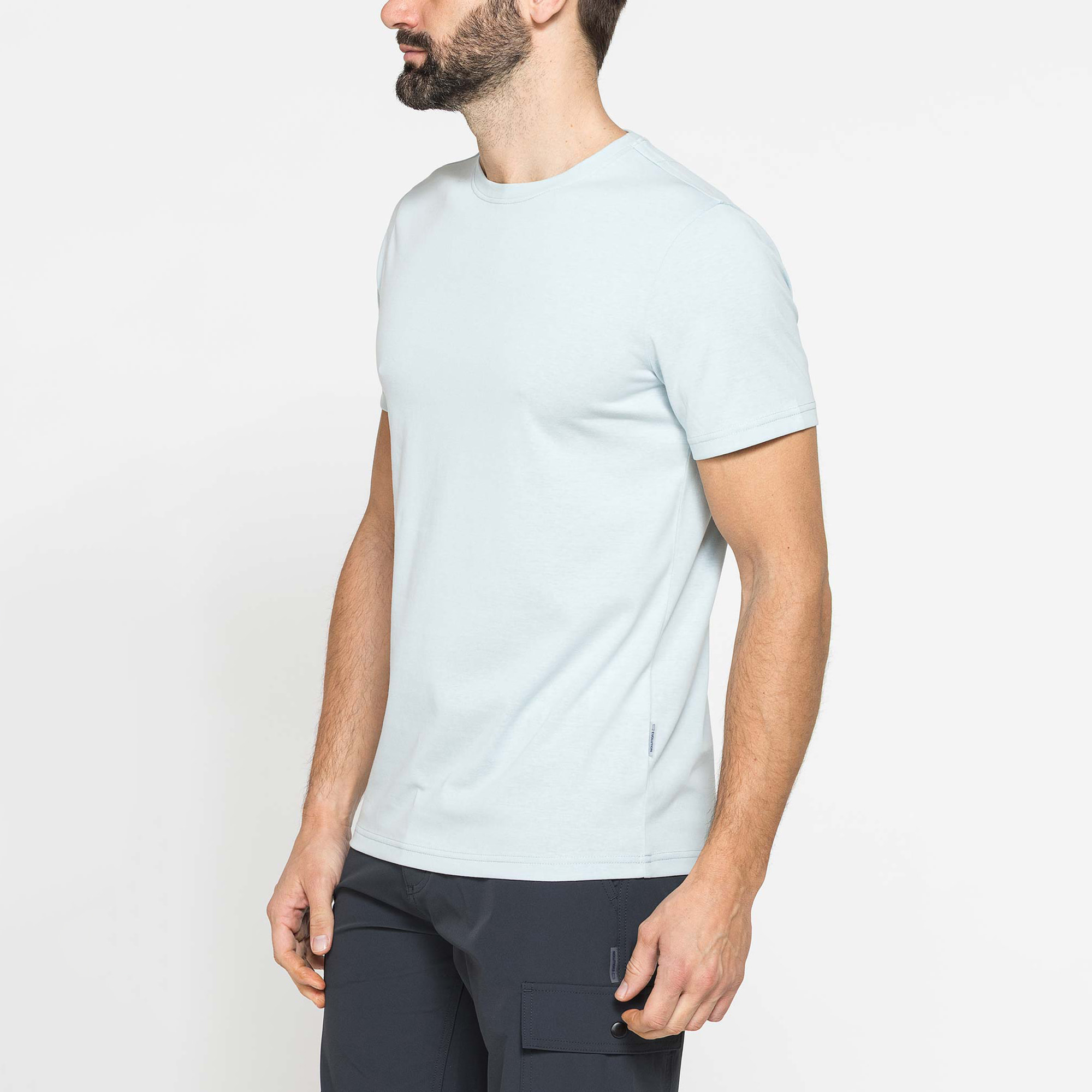 T-SHIRT IN TESSUTO ELASTICIZZATO NO STIRO