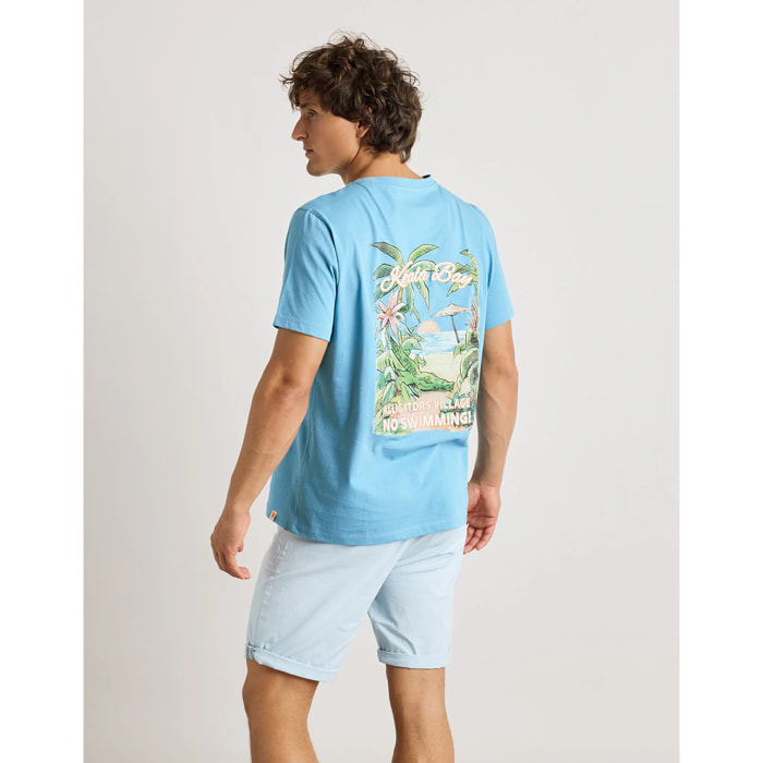 Camiseta Manga Corta Azul - Villagator