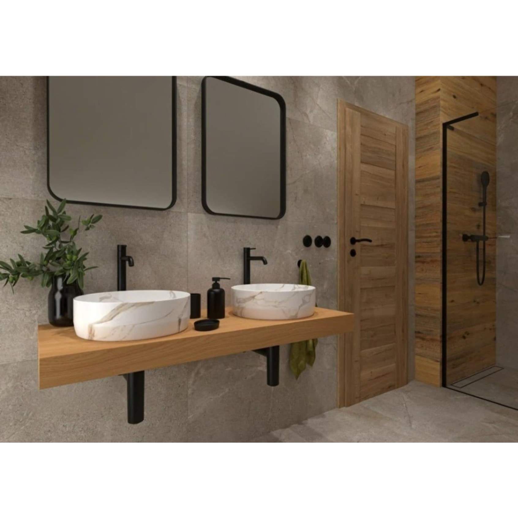 SAT Infinitio DESIGN 39x39 cm lavabo mat sans trou pour robinet (SATINF3939MR)