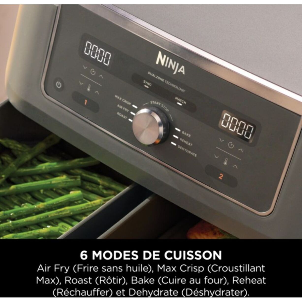 Friteuse sans huile NINJA Foodi Airfryer Dual Zone DZ400EU