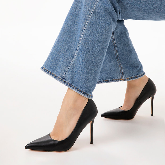 Décolleté nere tacco 10 cm