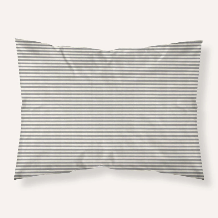 Taie d'oreiller en jacquard Jávea mediana Gris