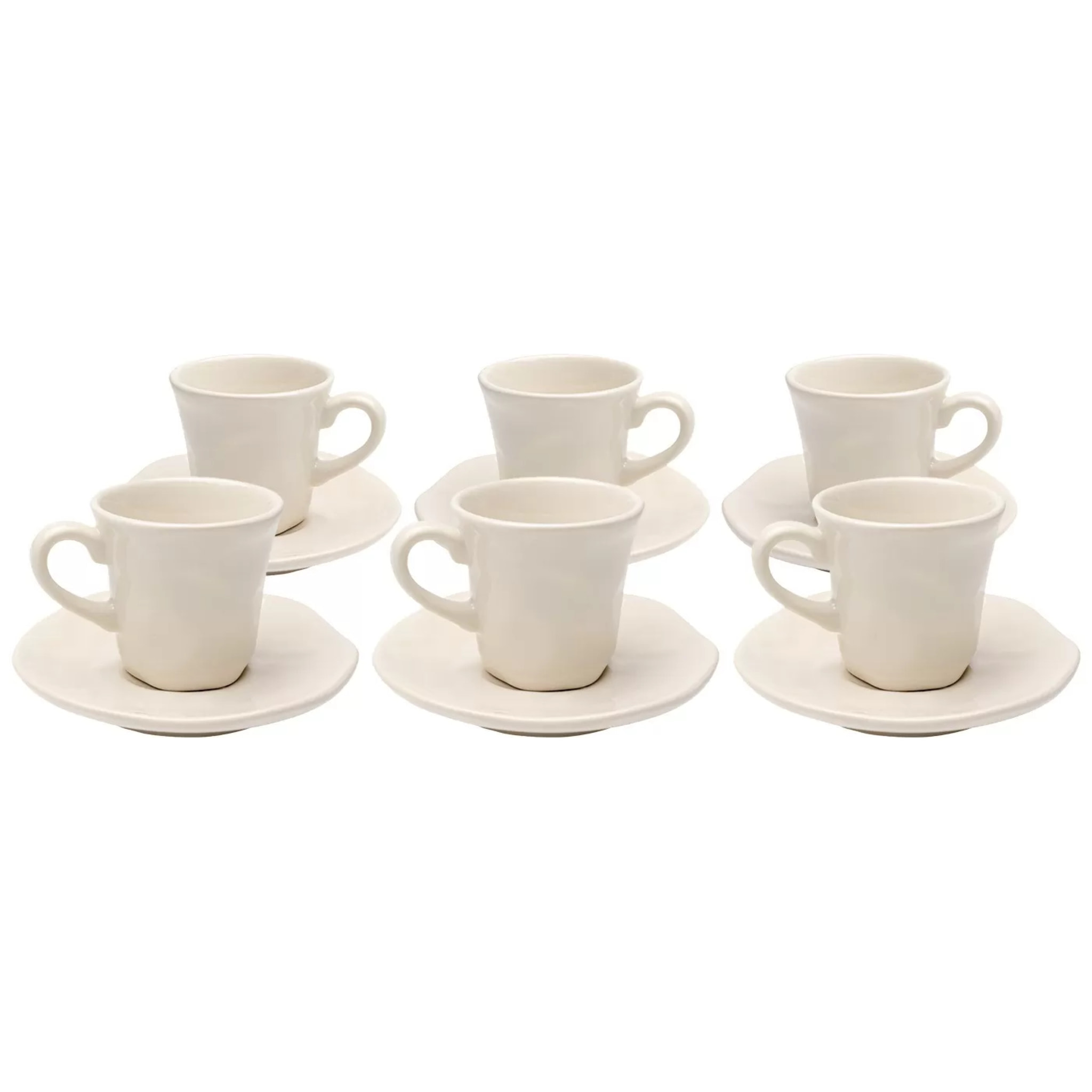 Tasses à espresso Organic crème set de 6 Kare Design