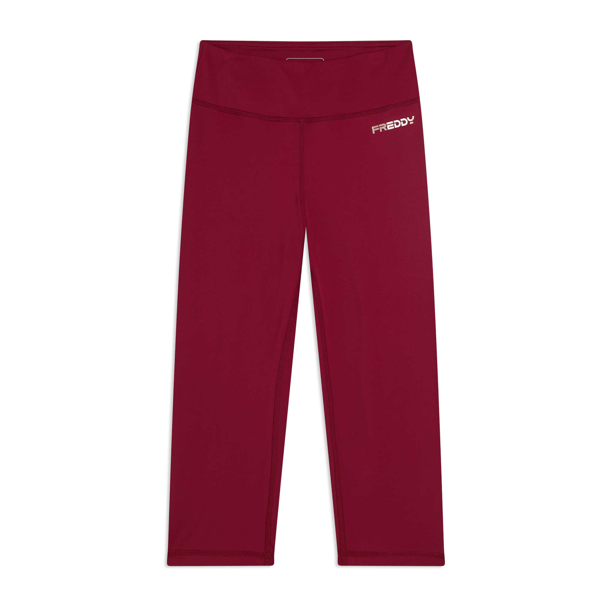 Leggings corsaro vita alta in tessuto tecnico quick dry
