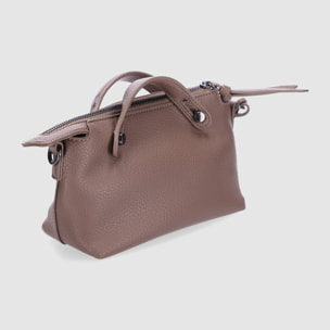 Bolso - Taupe - Medida: 20 cm x 16 cm x 7 cm