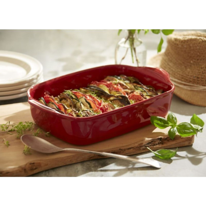 Plat au four EMILE HENRY rectangulaire 36x23cm Grand Cru 349652