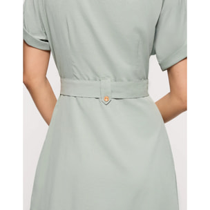 Vestido Corto Caqui Claro - Ilice