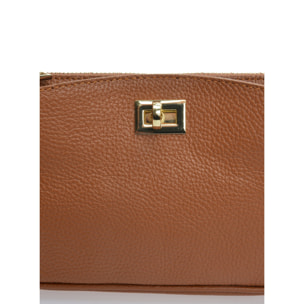 Borsa a mano Anna Luchini Cammello