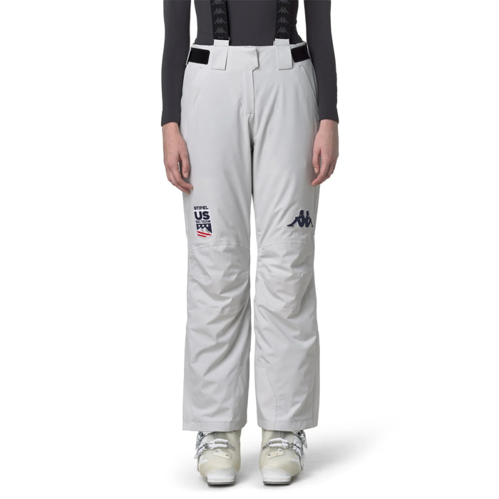 Kappa - Pantalones Mujer Gris - 8Cento 834 Us