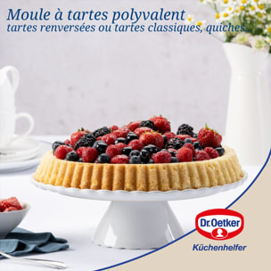 Plat à tarte 28 cm avec revêtement en quartz émaillé Dr.Oetker Back Liebe