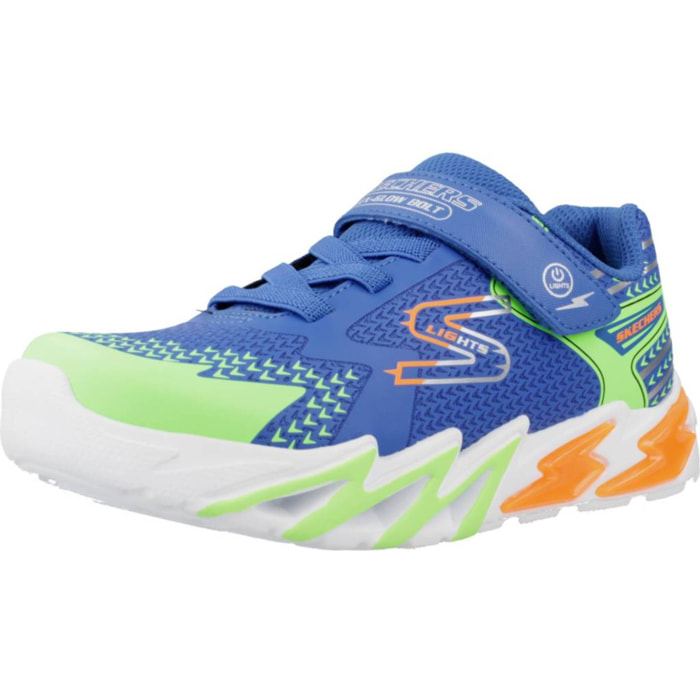 Zapatillas Niño de la marca SKECHERS  modelo S LIGHTS: FLEX-GLOW BOLT Blue