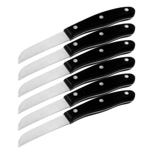 Ensemble de 6 Couteaux à légumes 20 cm Nirosta Fit