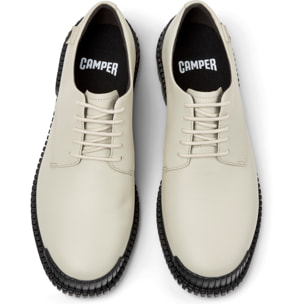 Scarpe stringate - CAMPER Pix - Beige - Pelle liscia