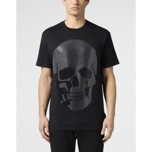 PHILIPP PLEIN Round Neck T-Shirt Skull Stones