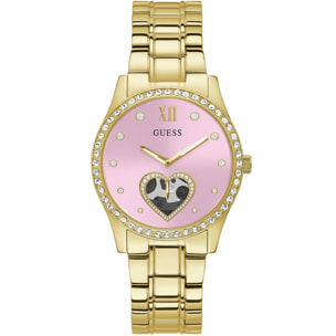 Guess Reloj Analógico De Cuarzo. Gt Be Loved