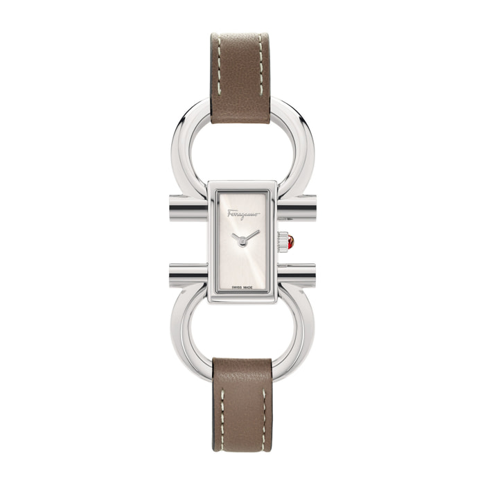 Ferragamo Orologio Analogico Al Quarzo Double Gancini