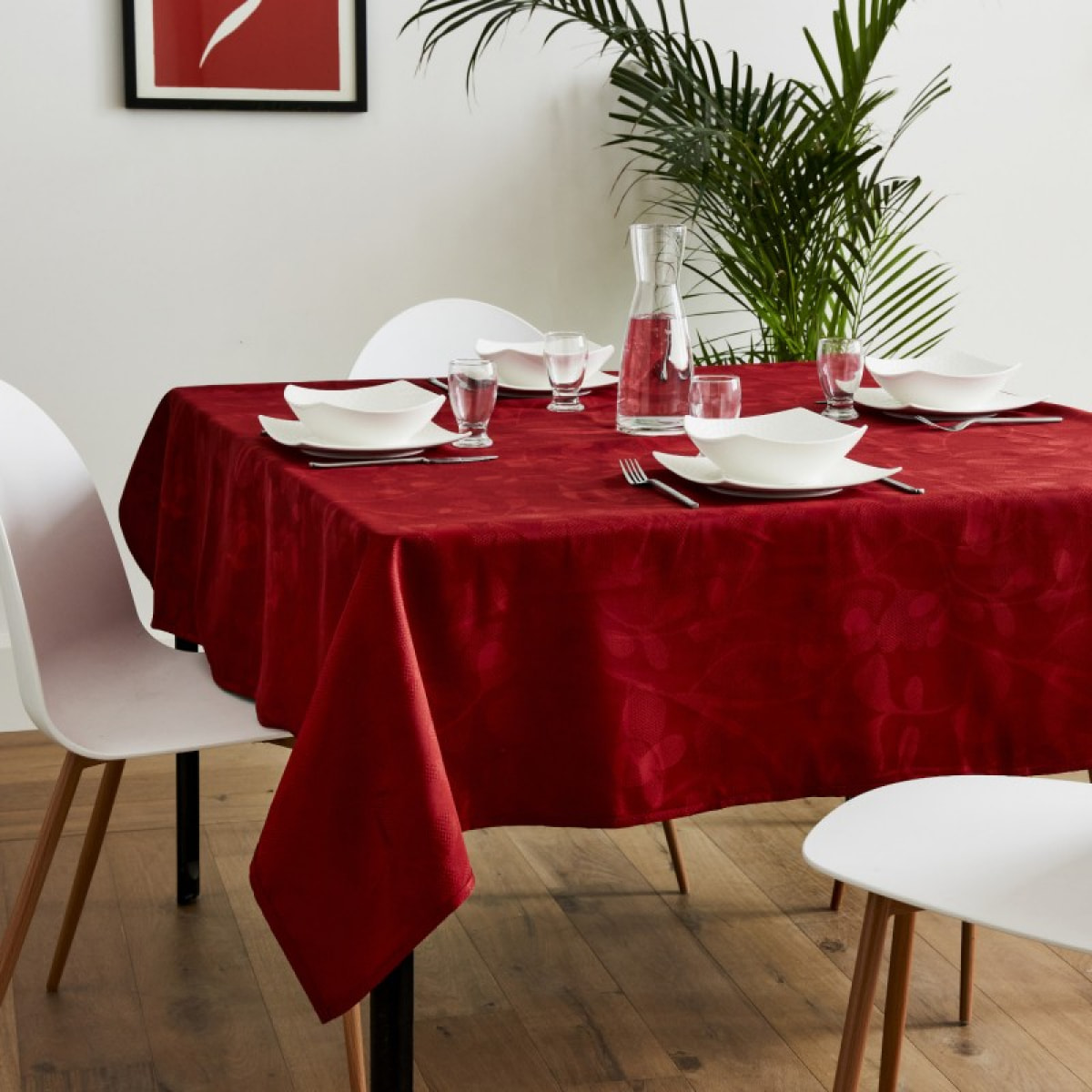 Nappe damassé LISERON