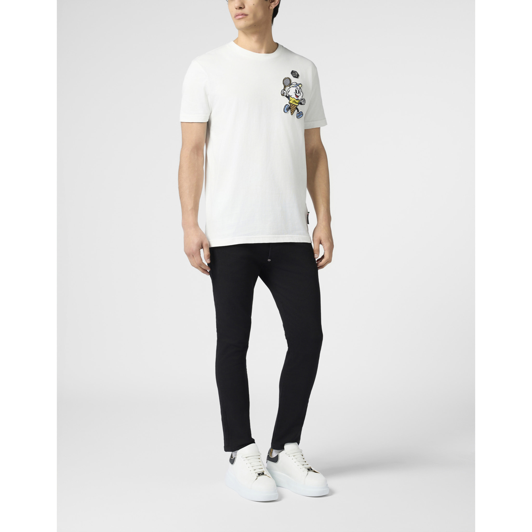 PHILIPP PLEIN Round Neck T-Shirt Gelato Monsters
