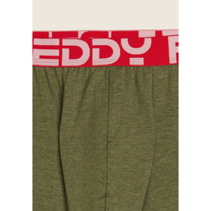 Boxer Uomo con Elastico Jacquard Colorato e Maxi Logo