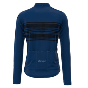 Mac - Maglia Manica Lunga - Blue - Uomo