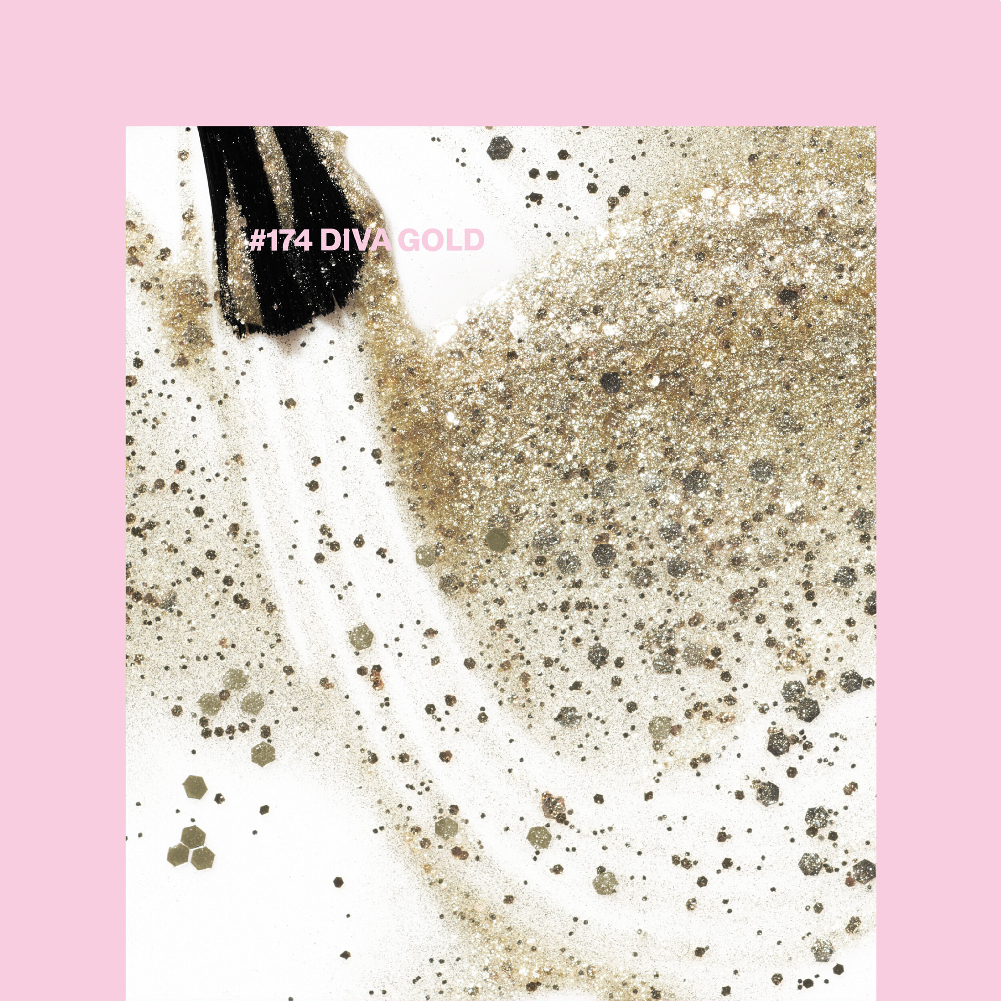 Vernis semi-permanent - 174 Diva Gold - 15 ml