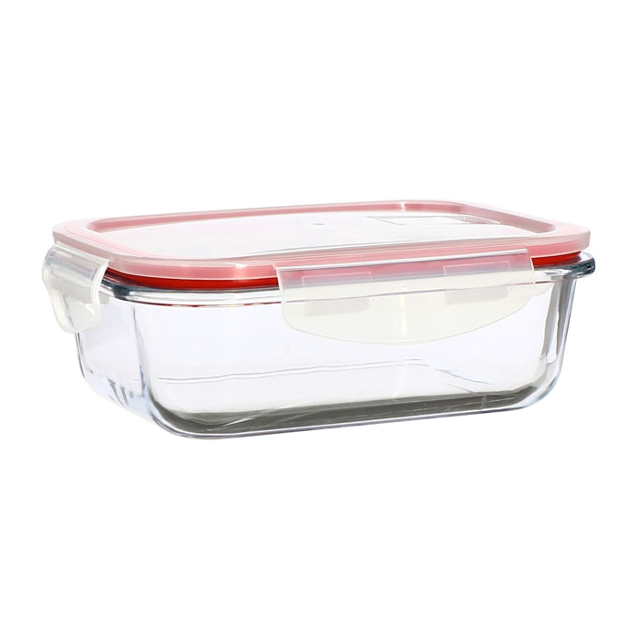 Boîte hermétique rectangulaire 630ml en verre CLEMENTINE