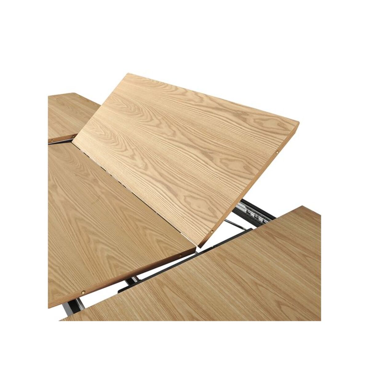 Table extensible L. 200/300 cm plateau placage bois de frêne - ISEO